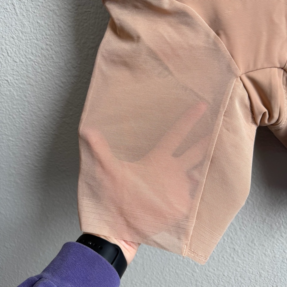 HoneyLove SuperPower Shorts Sculpt Shapewear Tan Women’s Size Small - Picture 3 of 7